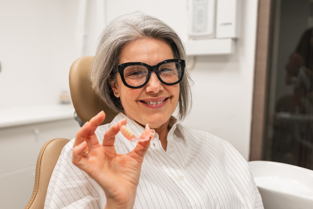 Happy Female Patient Relaxing During Dental Visit – Dentist El Dorado KS